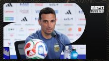 Scaloni: "Yo no pedí jugar con la camiseta azul"