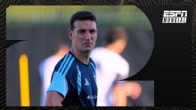 Scaloni: "Es difícil llegar a una semifinal"
