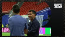 El divertido momento entre Scaloni y Tevez tras el triunfo