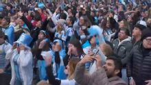 Incredible scenes in Buenos Aires as Martinez gives Argentina the lead
