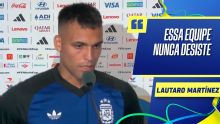 Lautaro Martínez fala em 'exemplo' de Messi e se emociona após gol pela Argentina: 'É o que sinto'