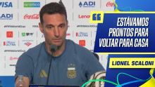 Scaloni exalta 'garra' da Argentina em virada contra a Inglaterra: 'Vai além de tática'