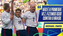 Ex-jogador da Inglaterra lembra derrota para o Brasil em 2002 e critica 'mentalidade britânica': 'Entramos em pânico'