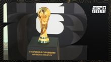 ¡Acá está la más deseada: la Copa del Mundo!