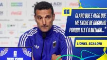 Scaloni enaltece Messi e revela orgulho com elogios do craque: 'É algo incrível'