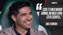 Abel revela seu 'maior sonho' no Palmeiras e cutuca: 'Ano passado bateu na trave, e sabemos o porquê'