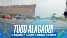 Em Nova Jersey, entorno do MetLife Stadium sofre com alagamentos antes da final da Copa do Mundo; VEJA imagens