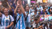 Nueva York ya se pinta de albiceleste
