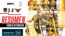 Peñarol fue más y goleó ante Boston River en el Campeón del Siglo