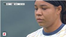 Mia Fishel convierte un penal para Gotham FC.