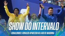 Ronaldo Fenômeno, Ronaldinho e mais: como foi show do intervalo da Copa do Mundo? VEJA