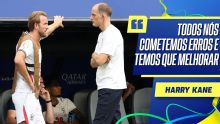Kane sai em defesa de Tuchel após bronze da Inglaterra na Copa: 'Ser um dos melhores não significa que nunca errará'