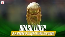 Espanha campeã e Brasil no topo: VEJA o ranking atualizado das seleções campeãs da Copa do Mundo