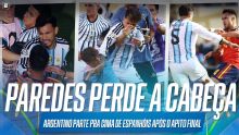 Espanha x Argentina tem 'UFC Paredes' no fim com direito a chute, empurrão e até 'Ippon' nas cenas lamentáveis; VEJA as imagens