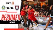 Atlanta Dream se impone 93-91 en un cierre de infarto