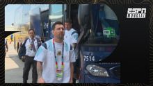 ¡Argentina arribó al MetLife Stadium para medirse ante España!