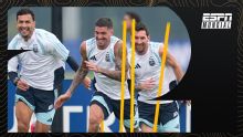 ¡Argentina partió rumbo al estadio para disputar la gran final ante España!