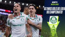 Líder, Palmeiras volta a jogar pelo Brasileirão; RELEMBRE últimos gols no campeonato