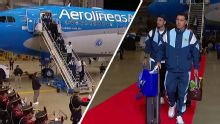 Argentina squad arrive home after World Cup final defeat