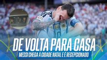 Messi retorna à Rosário, sua cidade natal, e é recepcionado pela torcida; VEJA