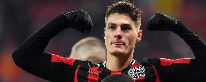 Schick scores four as Leverkusen destroys Greuther Furth 7-1