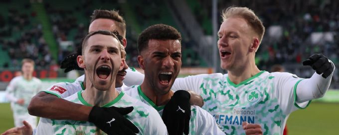 Hertha Berlin falls to 2-1 loss to bottom club Greuther Fürth