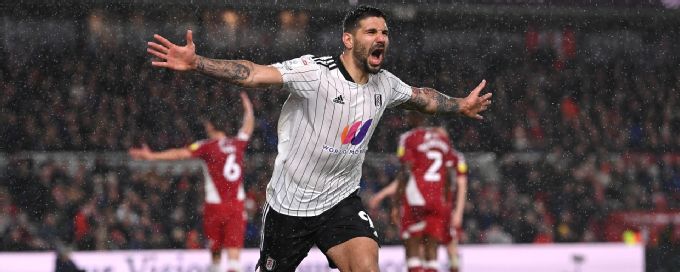 Mitrovic's looping header pulls Fulham closer to title