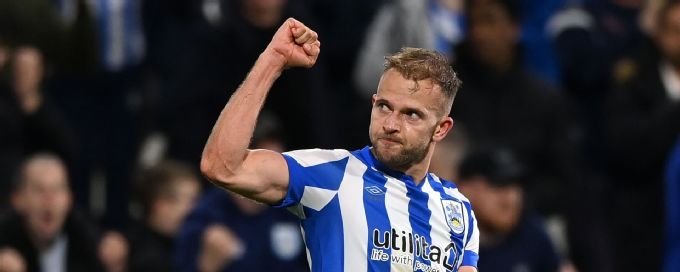 Jordan Rhodes sends Huddersfield to promotion final