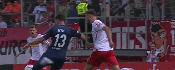 Mark Uth lasers in an incredible half-volley