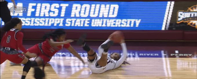 Johnson's great save leads to Vivians 3-pointer