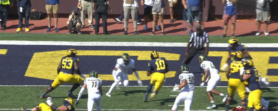 Alex Orji piles on with a 4-yard TD