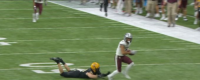 A 76-yard pitch-and-catch for Montana TD