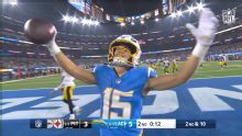 ¡Touchdown de los Chargers y ya se ponen 12-3 arriba!