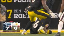 Steelers interceptan a Stroud en zona roja