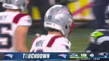 ¡Los Pats se hacen presentes en el marcador con un TD! Seahawks 19-7 Patriots