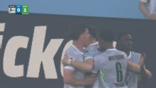 ¡Ventaja rápida para Wolfsburgo: Pejcinovic puso el 1-0!
