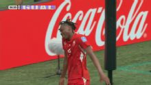 Manzambi culminó un gran ataque y anotó el 2-0 ante Canadá