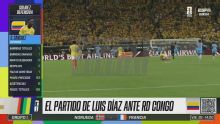 El partido de Lucho Díaz: así fueron sus acciones frente a Congo