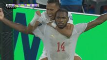 ¡Diop cambió cabezazo por gol y celebró el empate de Marruecos!