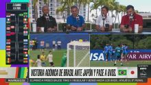 El entrenamiento de Brasil de cara a los octavos de final