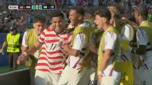 ¡Tillman marcó un golazo y liquidó el partido ante Bosnia!