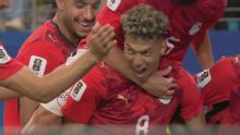 Cabezazo goleador de Ashour para poner el 1-0 para Egipto