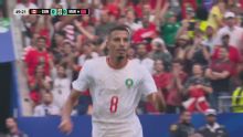 ¡De laboratorio! Golazo de Ounahi para adelanter a Marruecos