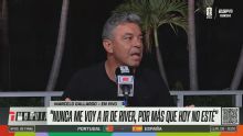 Gallardo: "River es parte de mi vida, siempre voy a volver"