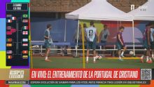El entrenamiento de la Portugal de Cristiano