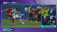 Era gol de Egipto, pero el VAR lo anuló por una falta