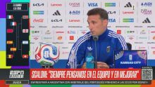 Scaloni: "Suiza es un rival de entidad"