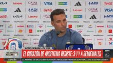 Scaloni: "Encontramos un rival que nos puso en aprietos, pero siempre tenemos una más"