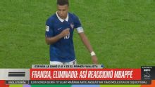 Desazón y eliminación: Así reaccionó Mbappé tras la derrota ante España
