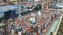 ¡Arrancó la fiesta: banderazo argentino en Atlanta!
